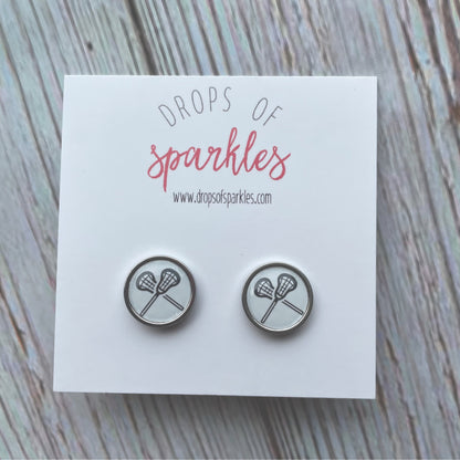 Sports studs earrings