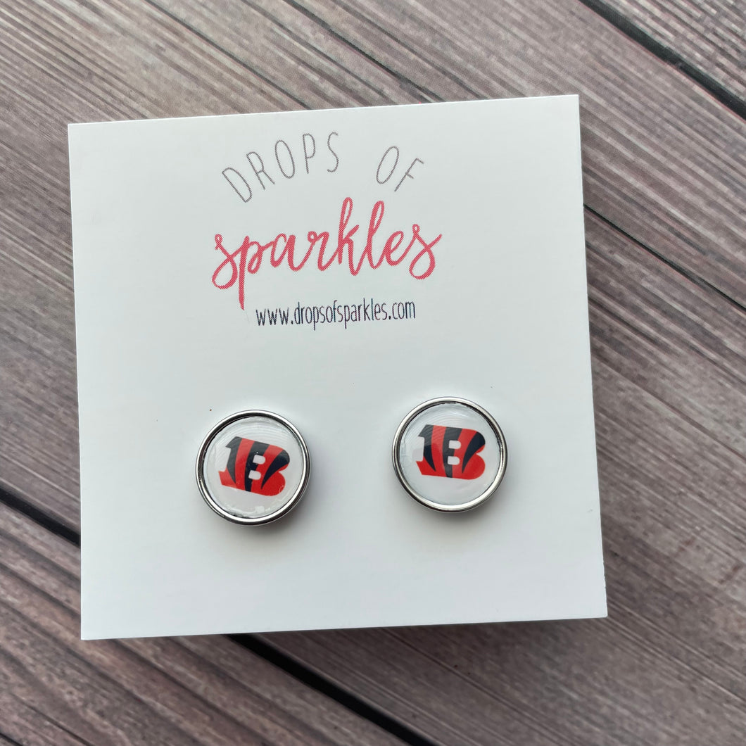 Cincinnati Bengals stud earrings
