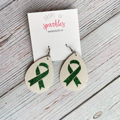 CUSTOM ORDER: (1 color) single layer faux leather earrings