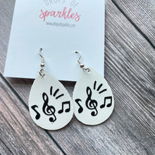 Load image into Gallery viewer, CUSTOM ORDER: (1 color) single layer faux leather earrings
