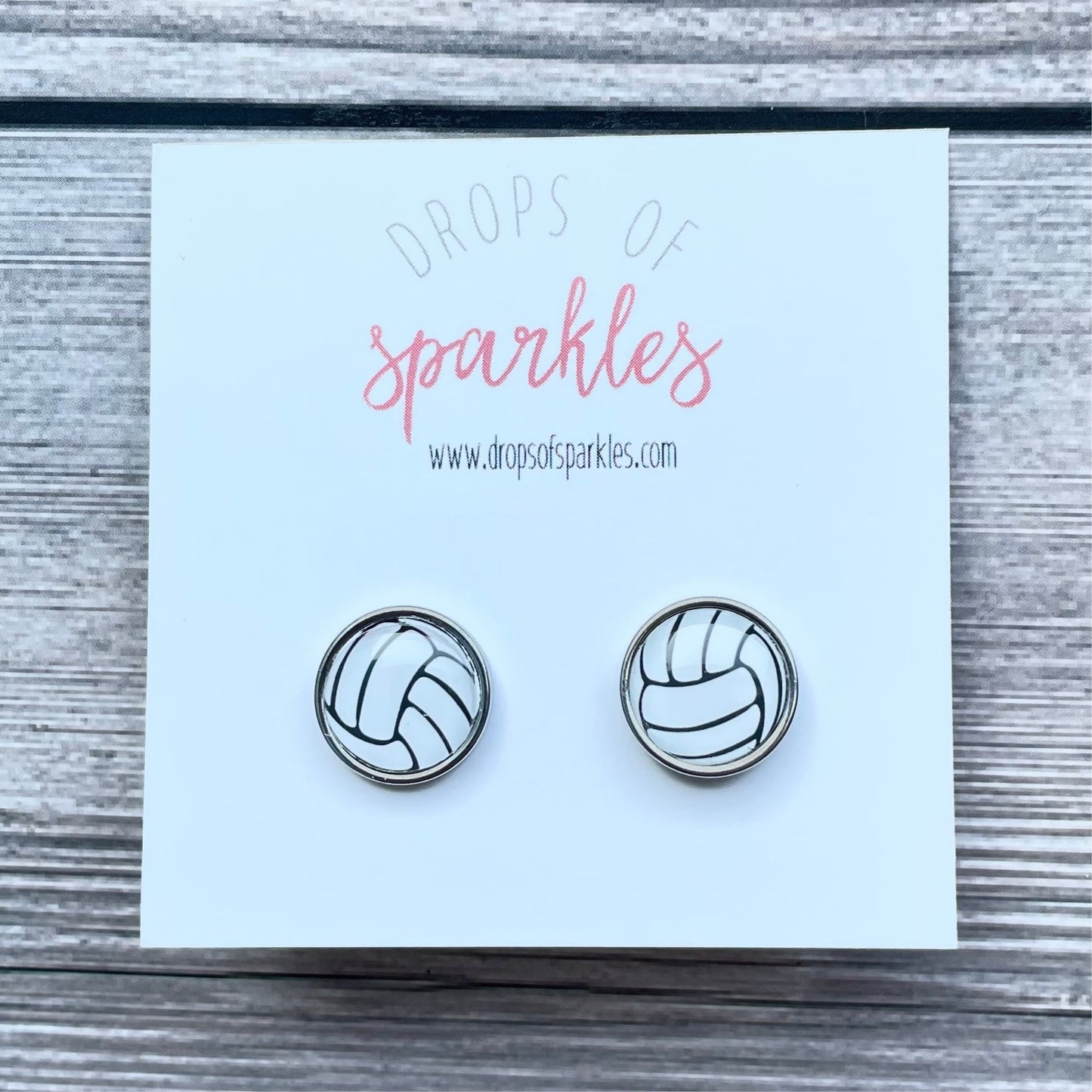 Sports studs earrings