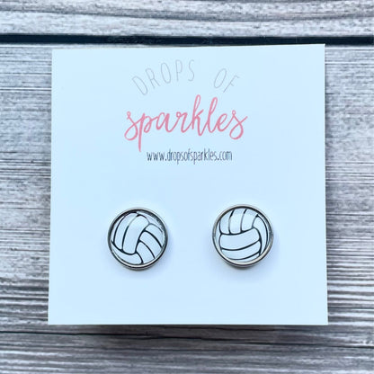 Sports studs earrings