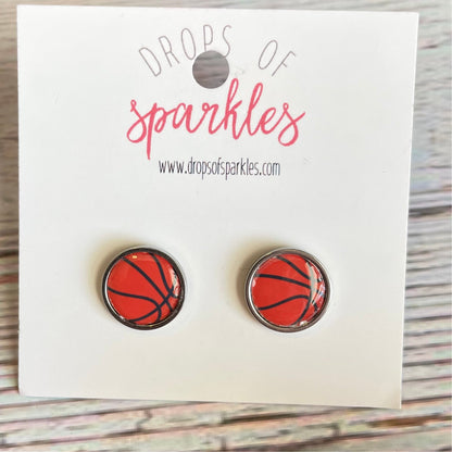 Sports stud earrings