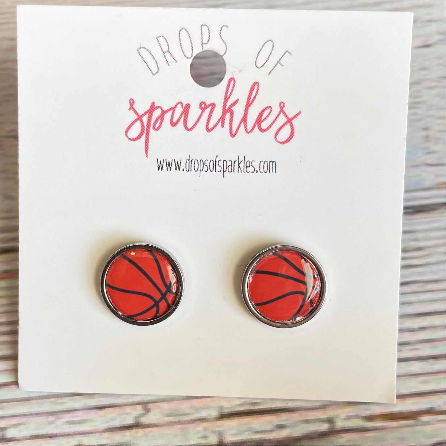 Sports studs earrings