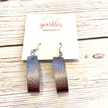 Load image into Gallery viewer, Genuine leather loop earrings
