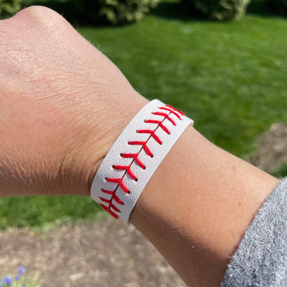 softball and baseball cuff wrap bracelets