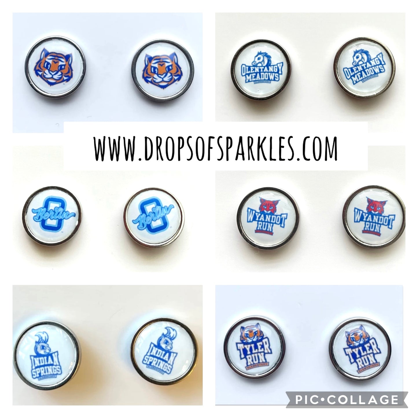 Olentangy - ELEMENTARY SCHOOLS stud earrings