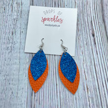Load image into Gallery viewer, CUSTOM ORDER: 2 layer custom faux leather earrings (no customized vinyl/letters/numbers)
